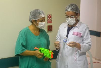 notícia: Com gincana, Hospital do Baixo Amazonas reforça prevenção às infecções