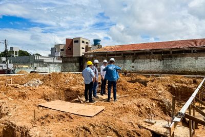 notícia: Em Marabá, Sespa visita obras da Policlínica e de ala oncológica