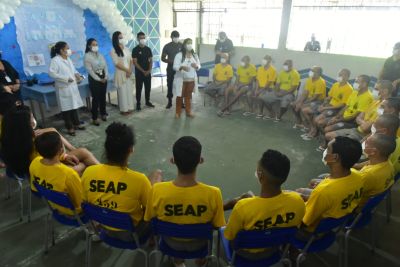 notícia: Seap promove diálogo sobre saúde mental em unidades penais de Ananindeua