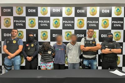notícia: Ação integrada entre polícias civis do Pará, Goiás e Amazonas prende quatro pessoas por crimes de homicídio 