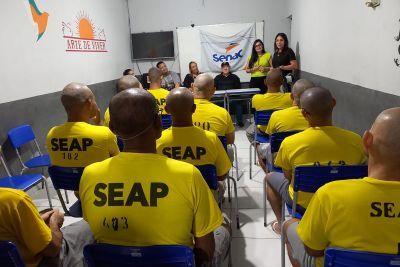 notícia: Internos do Centro de Recuperação do Coqueiro concluem cursos profissionalizantes