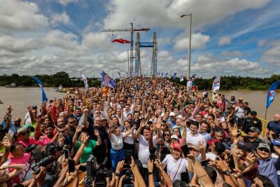 notícia: Governo do Pará entrega Ponte de Outeiro reconstruída e beneficia mais de 100 mil moradores