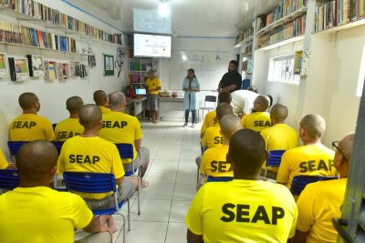 notícia: Seap realiza II edição da 'Feirinha Literária' do Centro de Recuperação de Castanhal