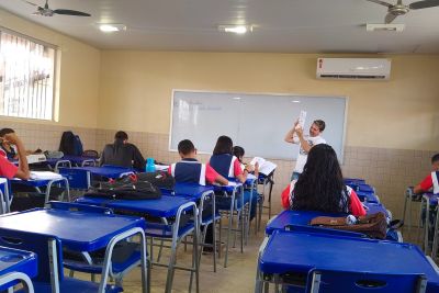 notícia: Projeto de escola estadual facilita ensino da matemática em Santa Maria do Pará