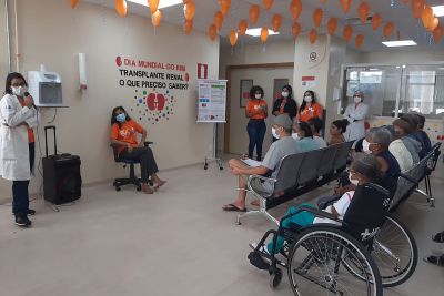 notícia: Hospital Abelardo Santos encerra programação de prevenção às doenças renais