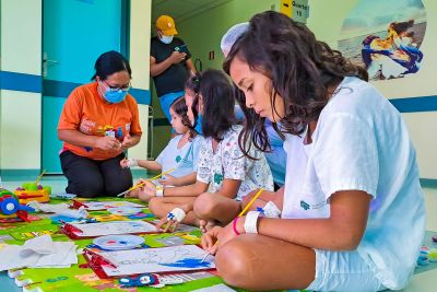 notícia: Pequenos pacientes do Hospital Marajó festejam o Dia Mundial da Infância