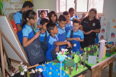 notícia: Polícia Civil recebe crianças em ação de educação ambiental