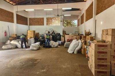 notícia: Sefa apreende três toneladas de mercadorias sem nota fiscal em Dom Eliseu 