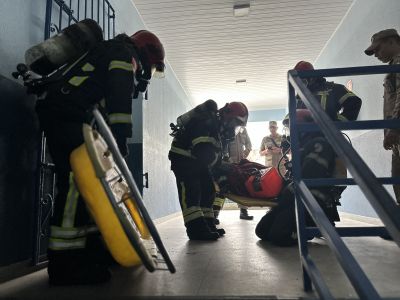 notícia: Corpo de Bombeiros e Defesa Civil promovem simulação para casos de incêndio