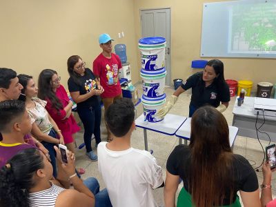 notícia: Semas leva conhecimento ambiental para moradores de Quatipuru, no nordeste paraense 