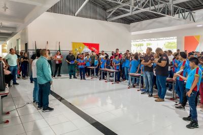 notícia: Mais de 200 estudantes participam do 'Conectando Arquivos' em Muaná