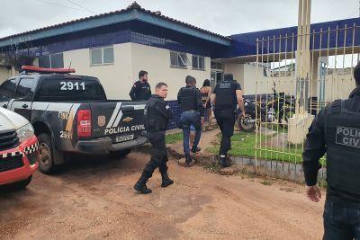 notícia: Polícia Civil prende investigados por crimes em Almeirim
