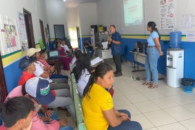 notícia: Adepará orienta profissionais de saúde sobre uso correto de agrotóxico em São Geraldo do Araguaia