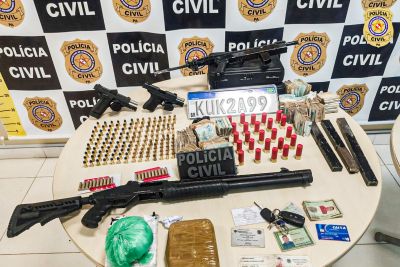 notícia: Polícia Civil prende condenado por homicídio que traficava drogas em Barcarena