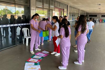 notícia: Jogos de tabuleiro são usados para incentivo da boa alimentação no Regional do Tapajós