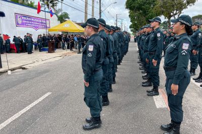 notícia: PM realiza solenidade de aniversário do 25° Batalhão, em Mosqueiro