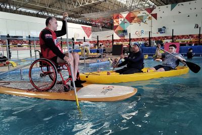 notícia: CIIR celebra o Dia da Atividade Física com prática de esportes adaptados para as PcD’s 