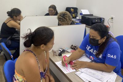 notícia: Seaster realiza emissão de documentos para famílias atingidas pelas fortes chuvas em Ananindeua 