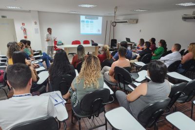 notícia: Cooperação técnica entre Semas e UFPA mostra plano de estudos sobre lagos Bolonha e Água Preta