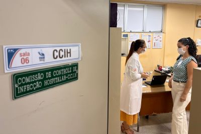 notícia: Hospital Ophir Loyola previne contra infecções relacionadas à assistência 