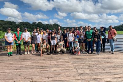 notícia: Parque do Utinga vira espaço de aprendizagem para estudantes da Uepa