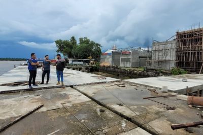 notícia: Obras de reconstrução do Terminal Hidroviário de Breves avançam, no Marajó
