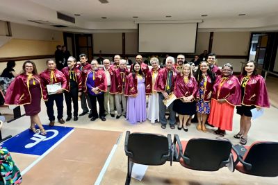notícia: Funtelpa participa da posse de 19 membros da Academia de Letras de Ananindeua
