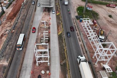 notícia: Trânsito na BR-316 sofrerá mudança temporária para instalação da passarela 7