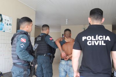 notícia: Reforço da Operação 'Tiradentes' prende homem por violência doméstica em Outeiro, distrito de Belém