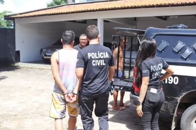 notícia: Policiais prendem dois homens por roubo e violência doméstica em Bragança
