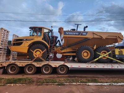 notícia: Fiscais da Secretaria da Fazenda apreendem maquinário em Conceição do Araguaia 