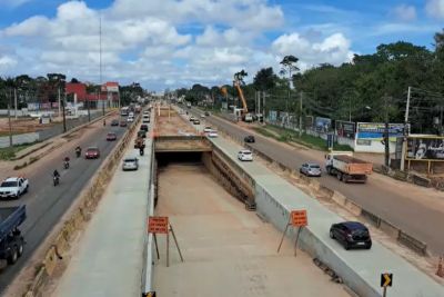 notícia: Prolongamento do desvio no km 7 da BR-316 começa a funcionar no sentido Marituba - Belém