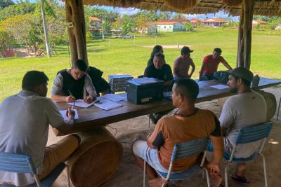 notícia: Adepará realiza ação educativa sanitária e cadastramentos em terra indígena