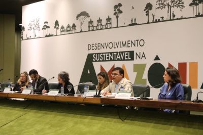 notícia: Plano de Bioeconomia do Pará é apresentado no seminário 'Desenvolvimento Sustentável na Amazônia'