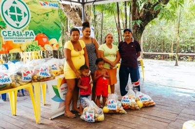 notícia: Banco de Alimentos da Ceasa chega a famílias ribeirinhas na Grande Belém