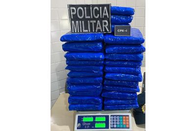 notícia: Polícia Militar apreende 25 kg de entorpecentes em Santarém