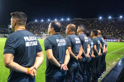 notícia: Final do campeonato paraense de futebol conta com suporte de 830 policiais militares