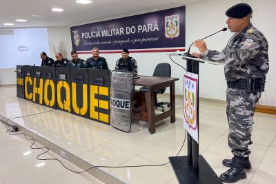 notícia: BPChoque inicia curso operacional para cabos e soldados da Polícia Militar, em Belém