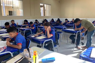 notícia: Estudantes do Pará participam da 1ª etapa da Olimpíada Brasileira de Matemática