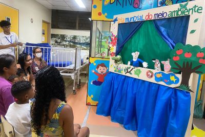 notícia: Hospital Geral de Tailândia promove programação infantil no Dia Mundial do Meio Ambiente