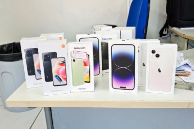 notícia: Sefa apreende 14 telefones celulares e produtos eletrônicos sem nota fiscal em Conceição do Araguaia