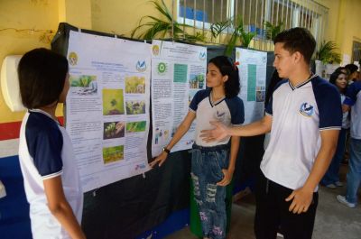 notícia: Estudantes da rede pública participam de Mostra Científica sobre meio ambiente