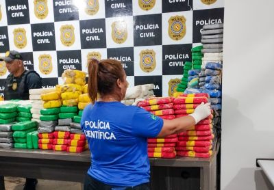 notícia: Laudo pericial pode determinar incineração de droga apreendida em Santarém