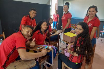 notícia: Estudantes do Some participam de mostra de robótica, no município do Acará