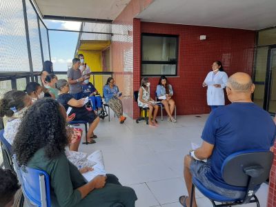 notícia: Hospital Abelardo Santos promove roda de conversa sobre os direitos dos renais crônicos