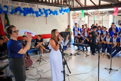 notícia: Escola Estadual Dom Pedro I, em Belém, celebra 50 anos com programação 