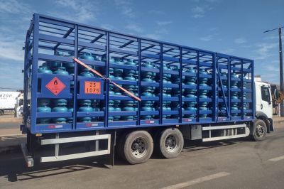notícia: Apreendidos 622 botijões de gás em Dom Eliseu