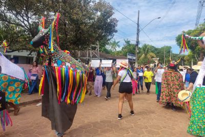 notícia: Cortejo Cultural anima ilha de Cotijuba com estudantes da rede pública estadual 