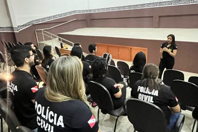 notícia: Capacitação com foco em escuta especializada contempla policiais civis lotados no Marajó Oriental