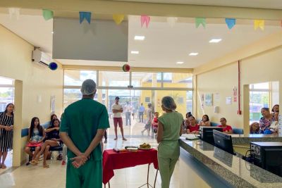 notícia: Hospital de Castelo dos Sonhos promove palestra sobre alimentação e diabetes